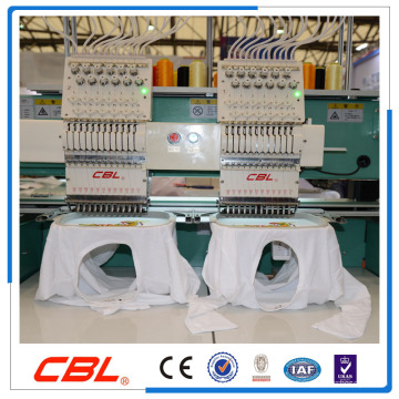 CBL 2 Köpfe T / Shirt Stickerei Maschine